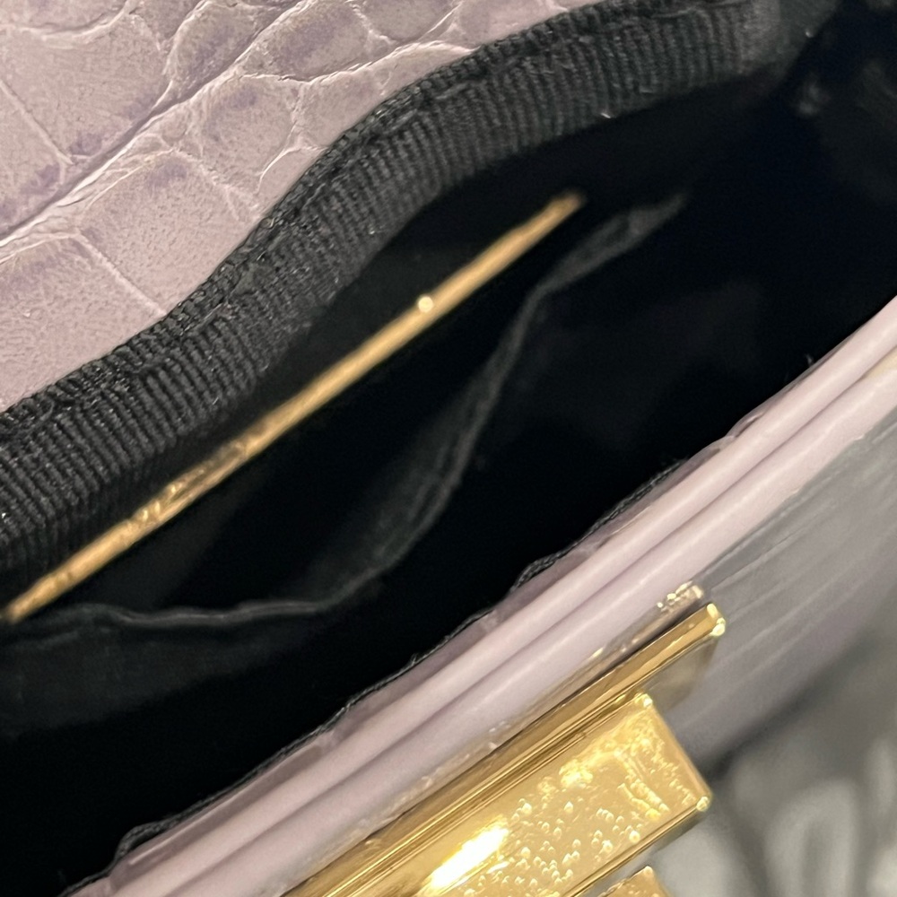 Street Level Croc-Embossed Belt Bag lilac - Picture 2 of 4
